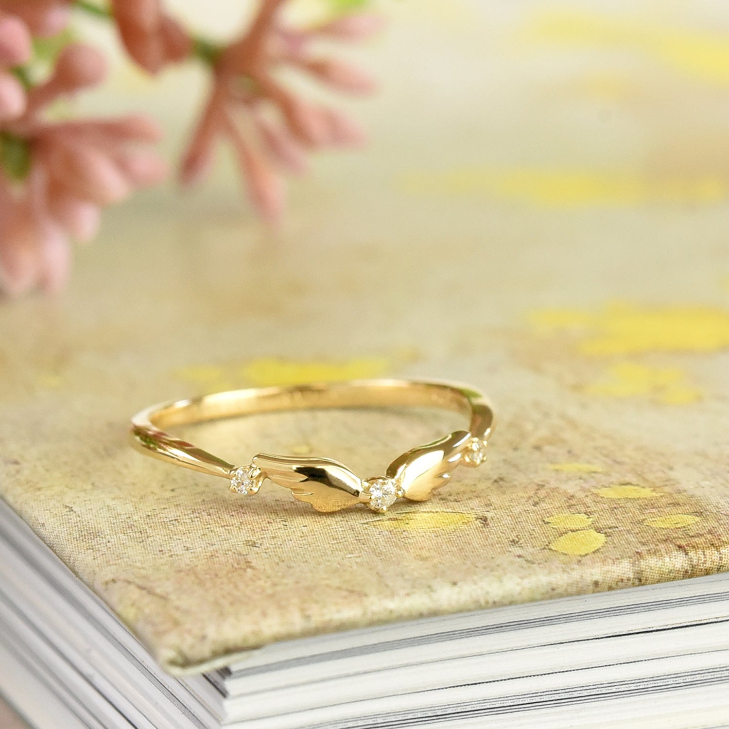 Diamond Wing Ring