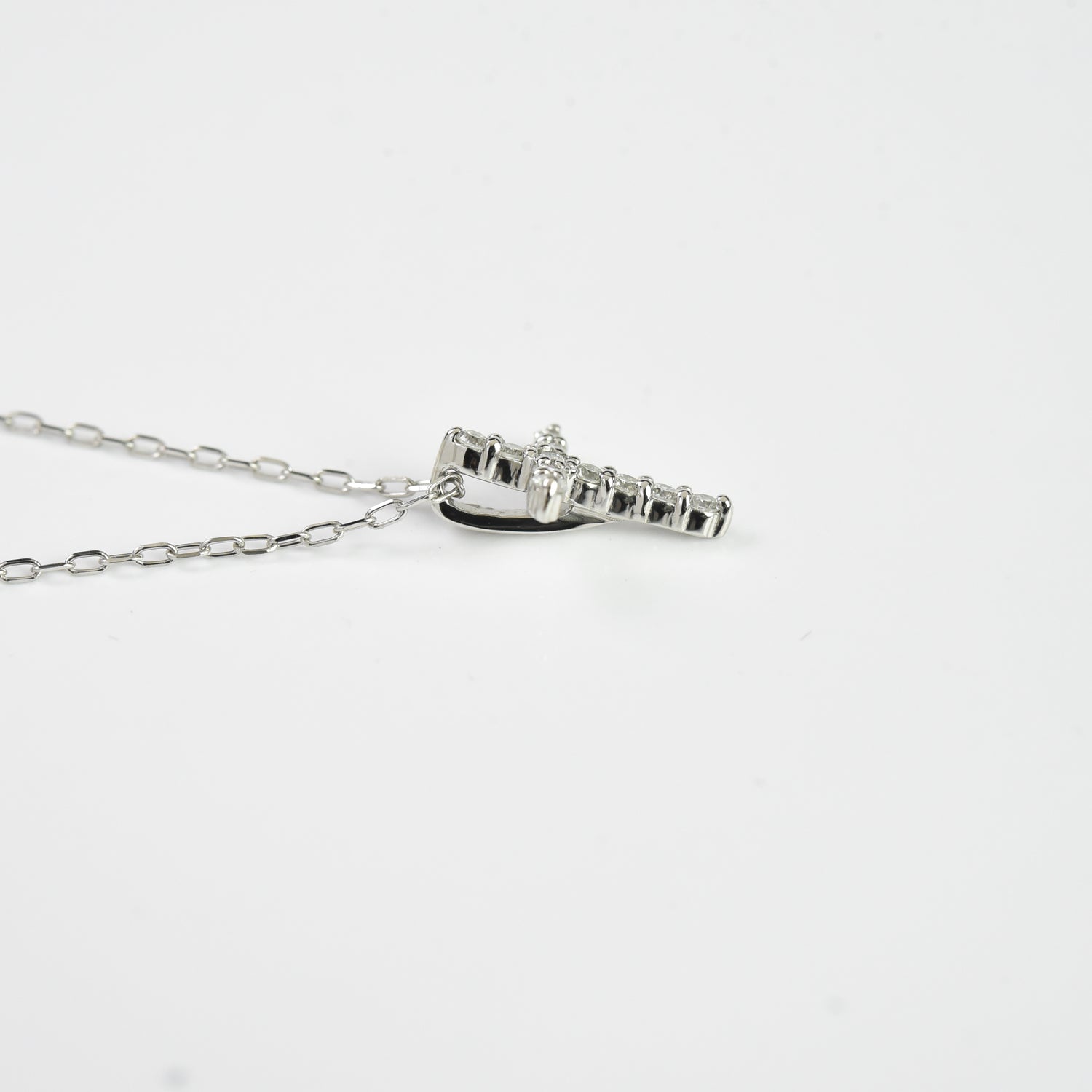 Cross Diamond Pendant with Chain