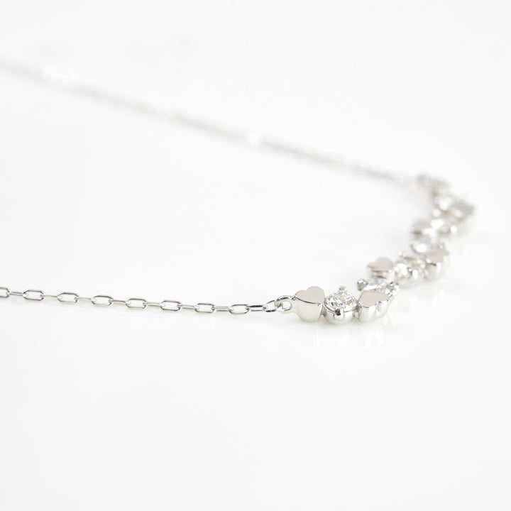 Heart n Diamond Pendant with Chain