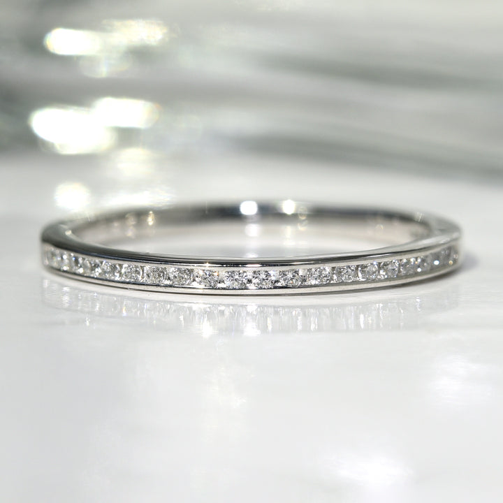 Diamond Line Band Ring