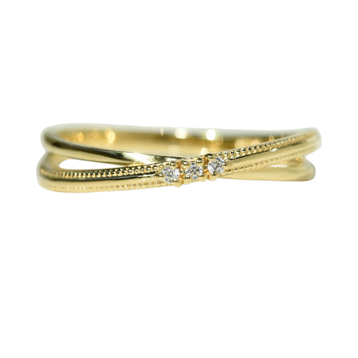 Hula Hoop Diamond Ring