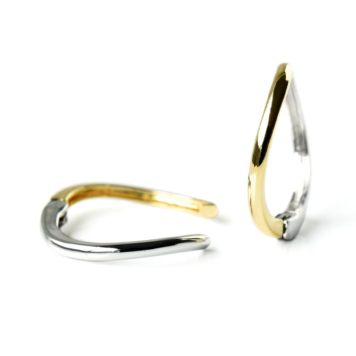 2 Color Round Ear Cuffs