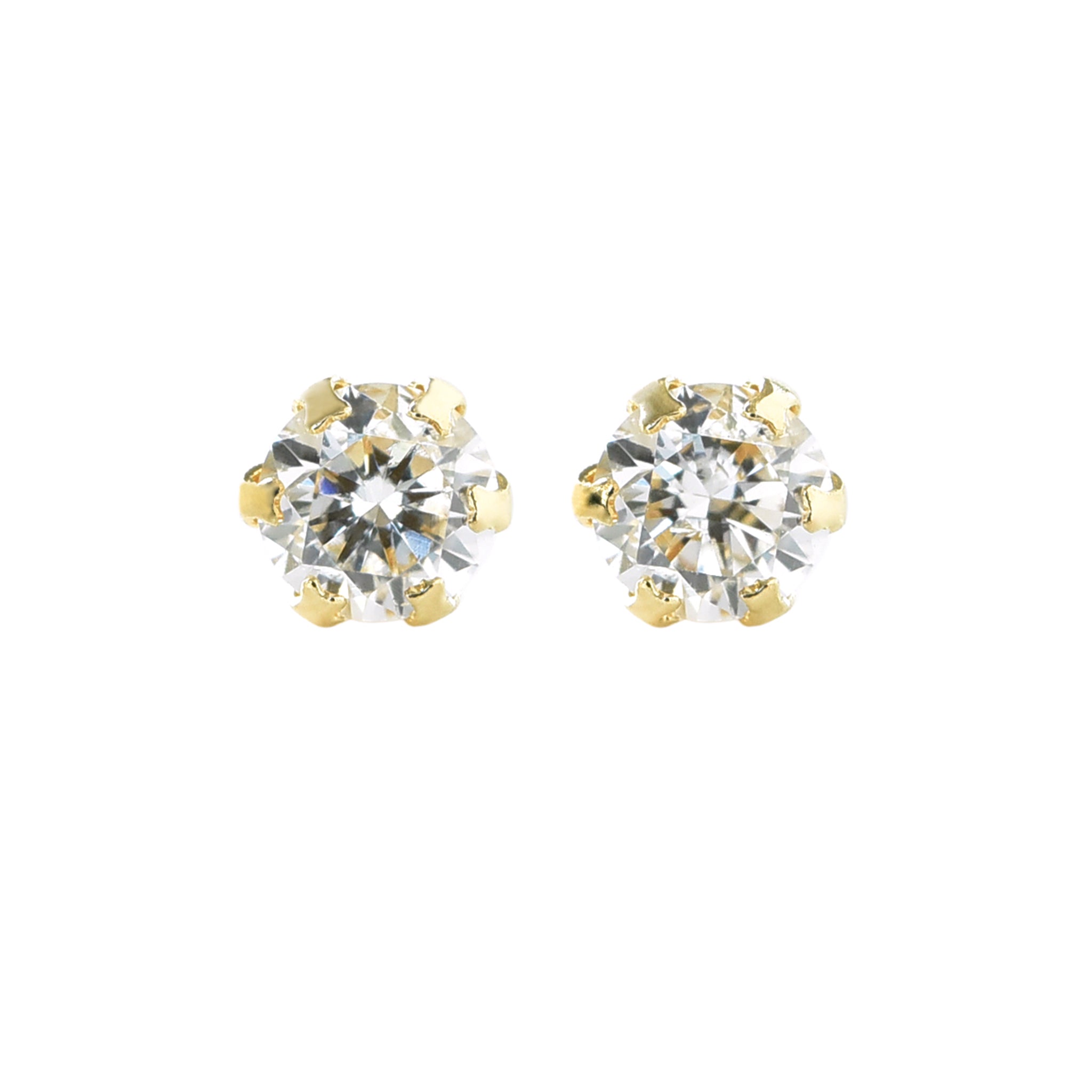 Solitaire Diamond Prong Setting Earring