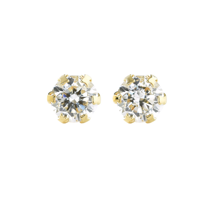 Solitaire Diamond Prong Setting Earring