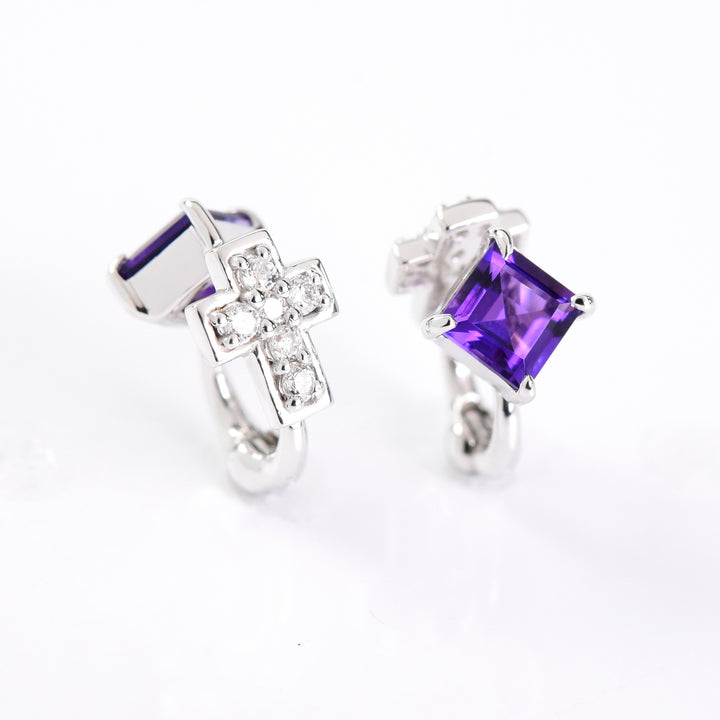 Cross Diamond n Stone Cuffs
