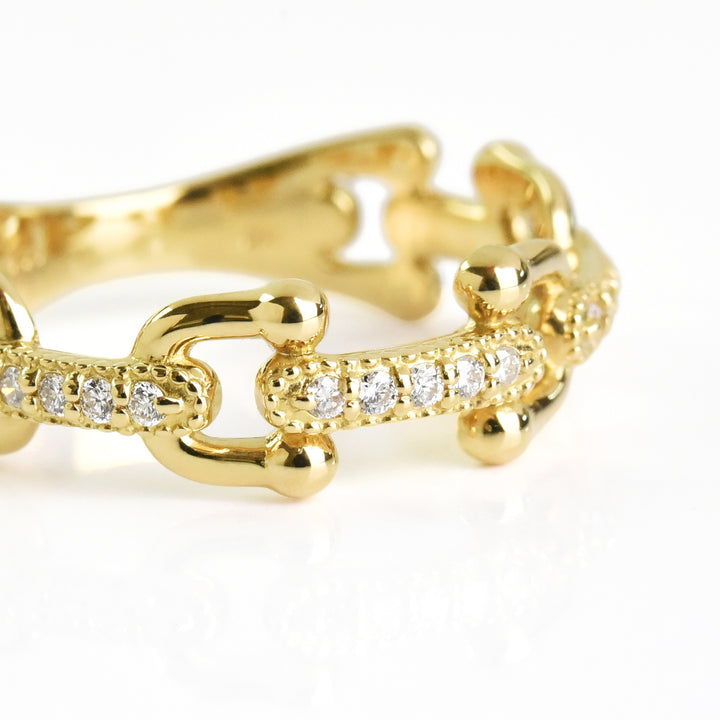 Chain Diamond Ring