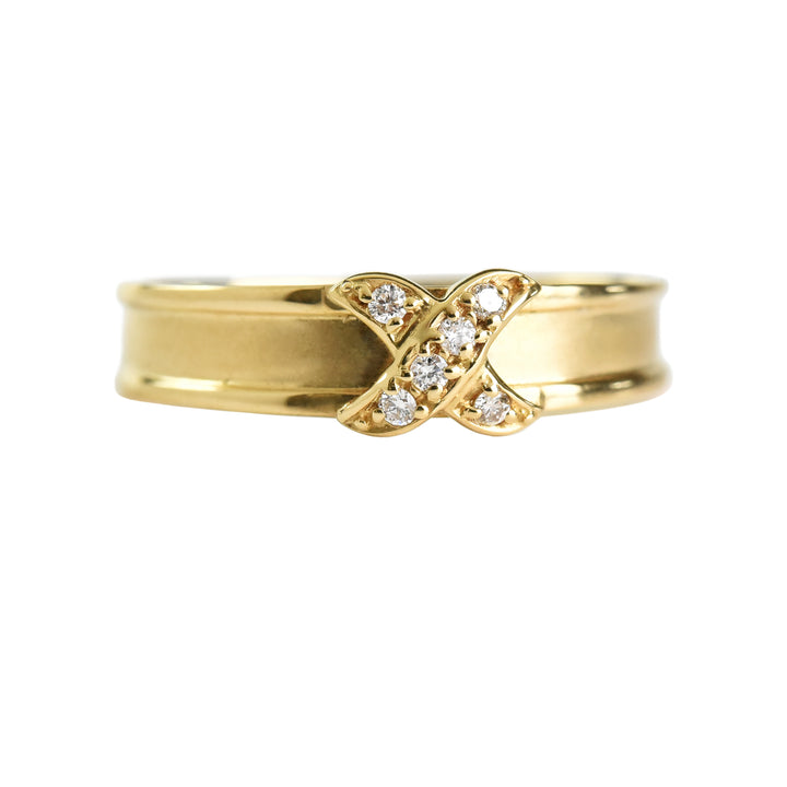 Cross Diamond Ring