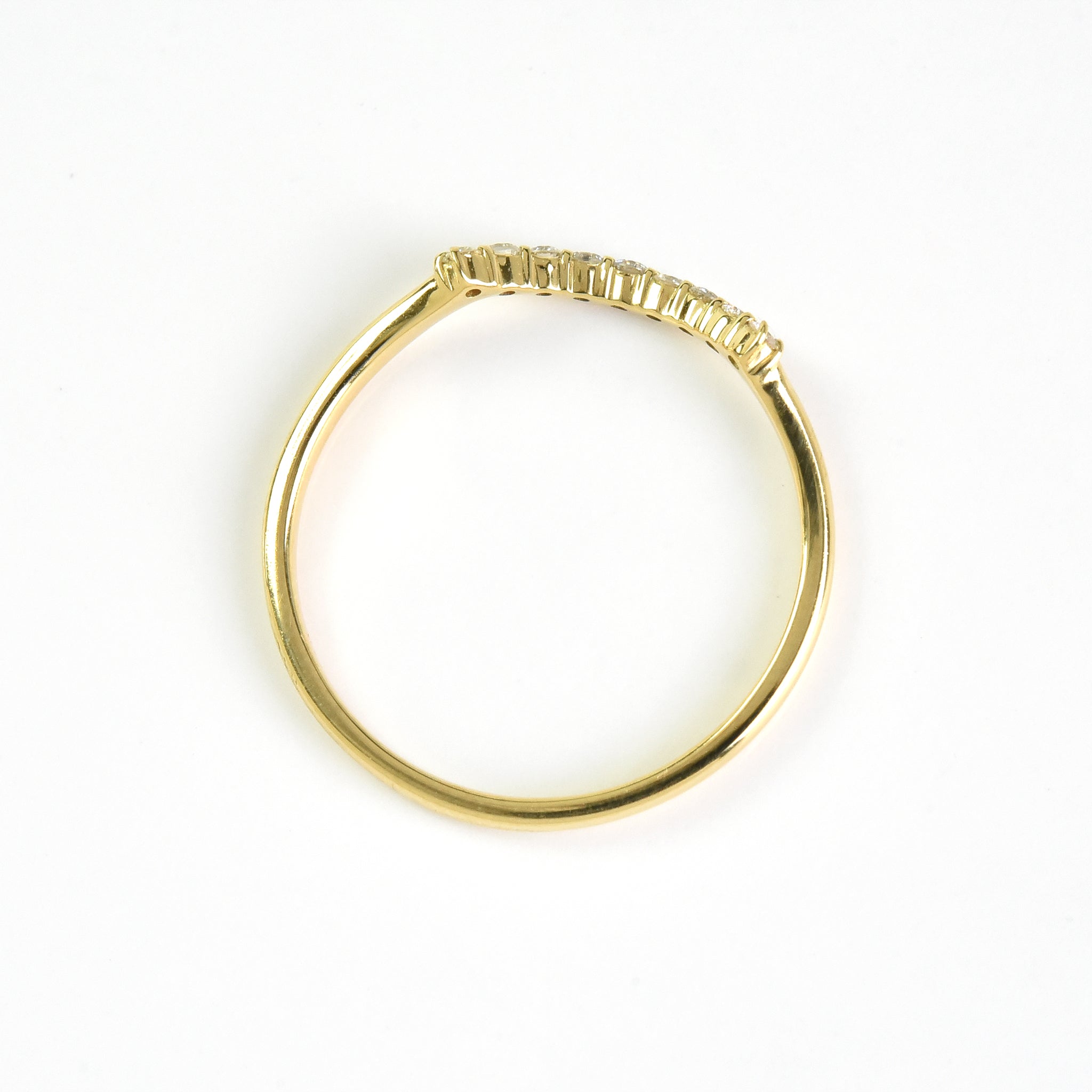 Curve Diamond Ring