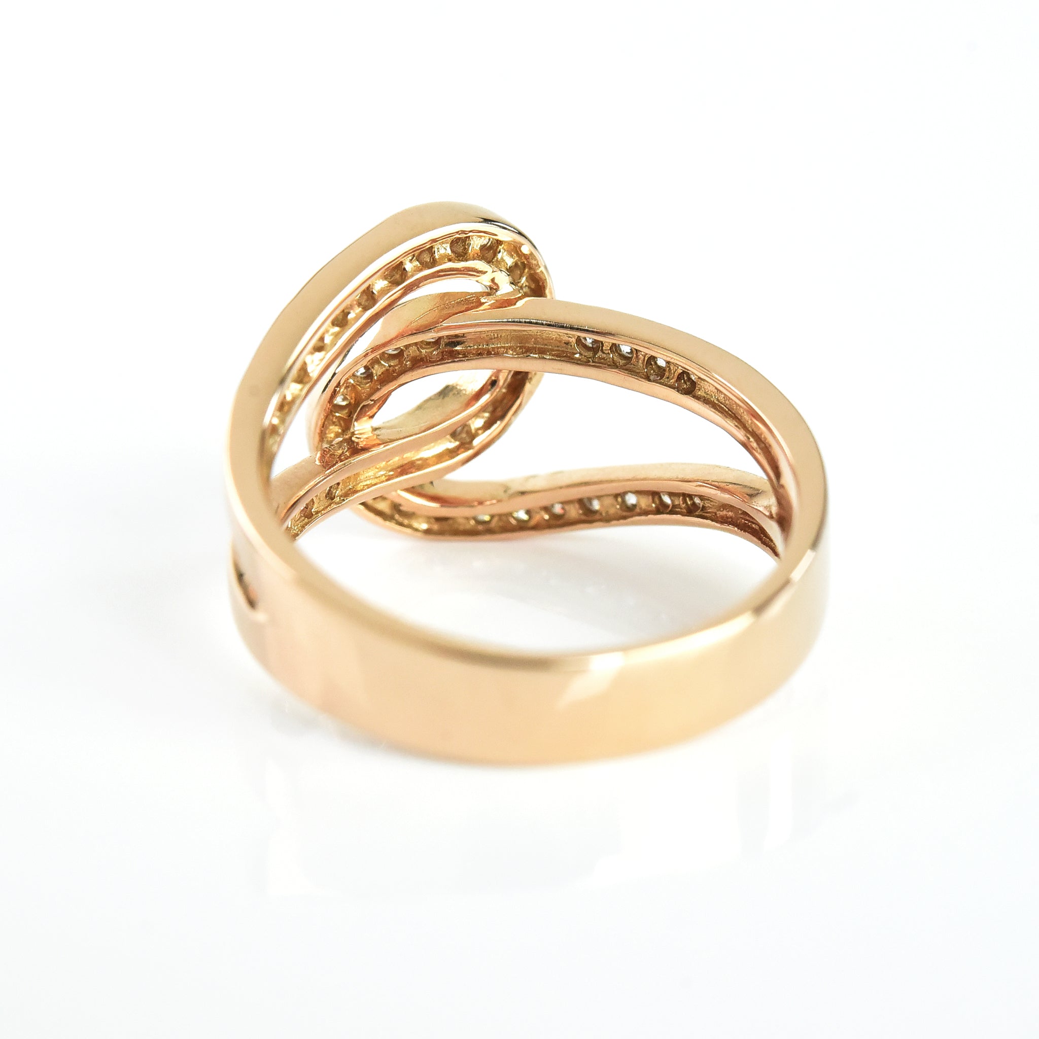 Knot Diamond Ring