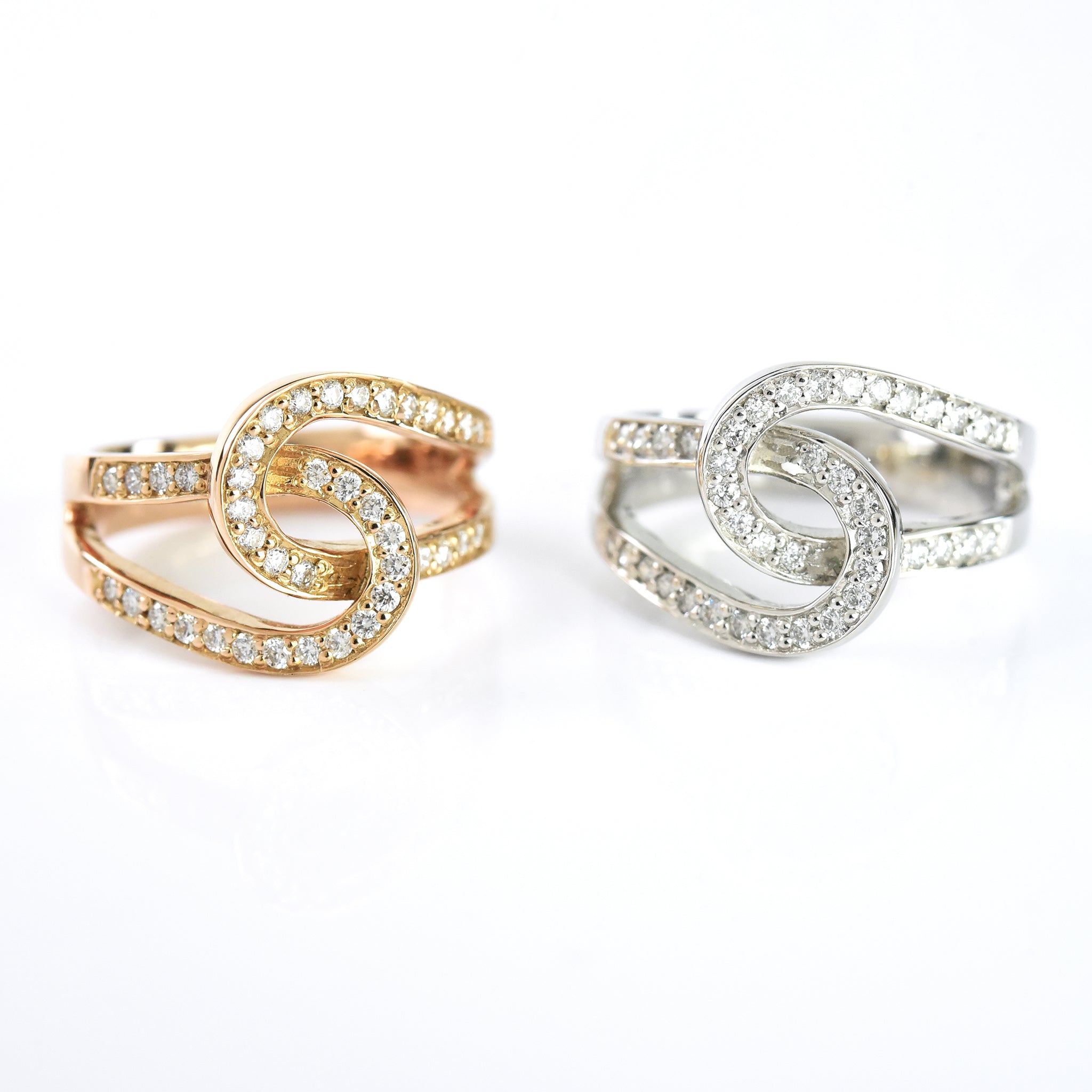 Knot Diamond Ring