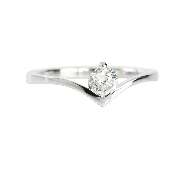 Crown Solitaire Ring