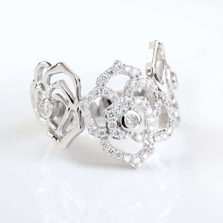 Rose n Diamond Ring