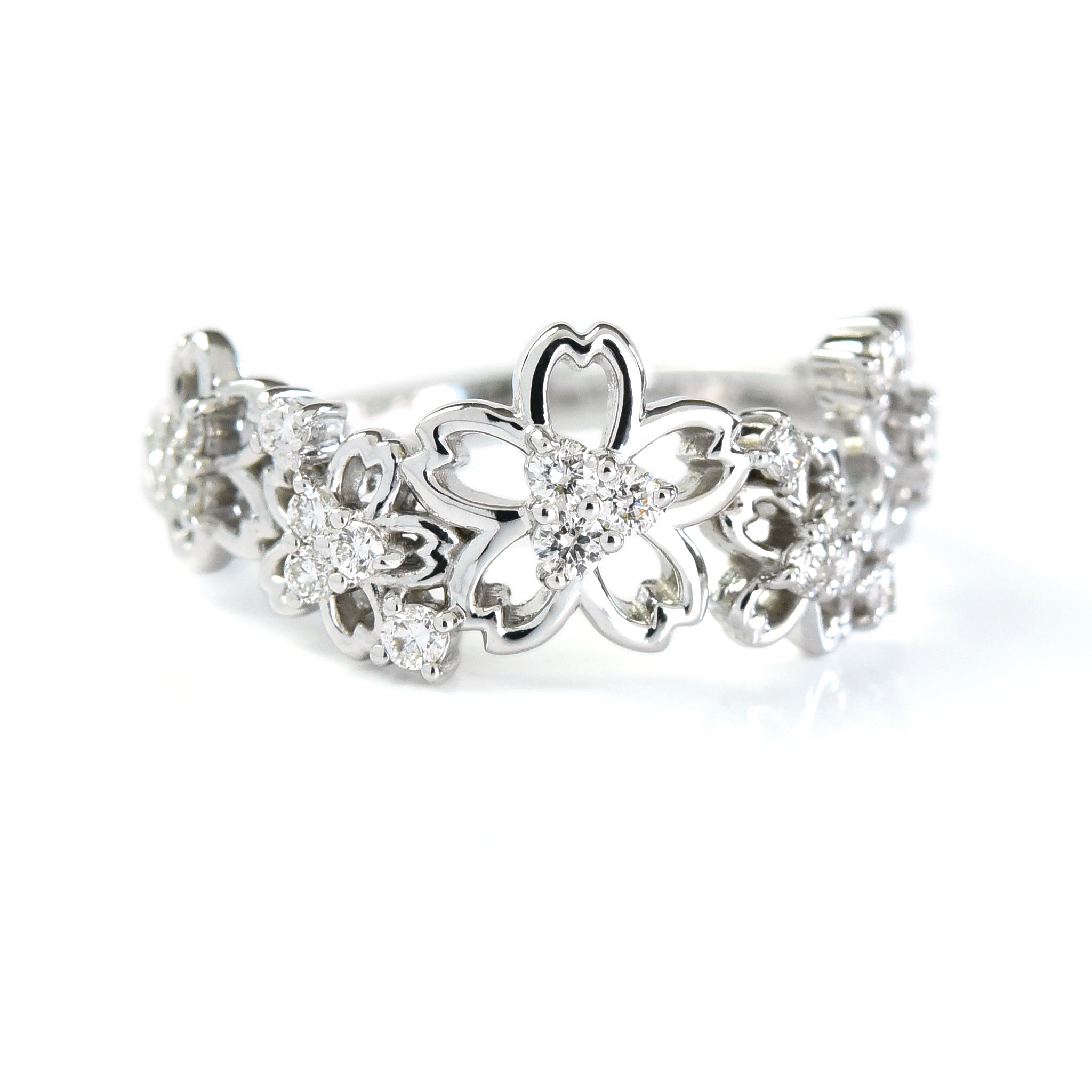 Floral Diamond Ring