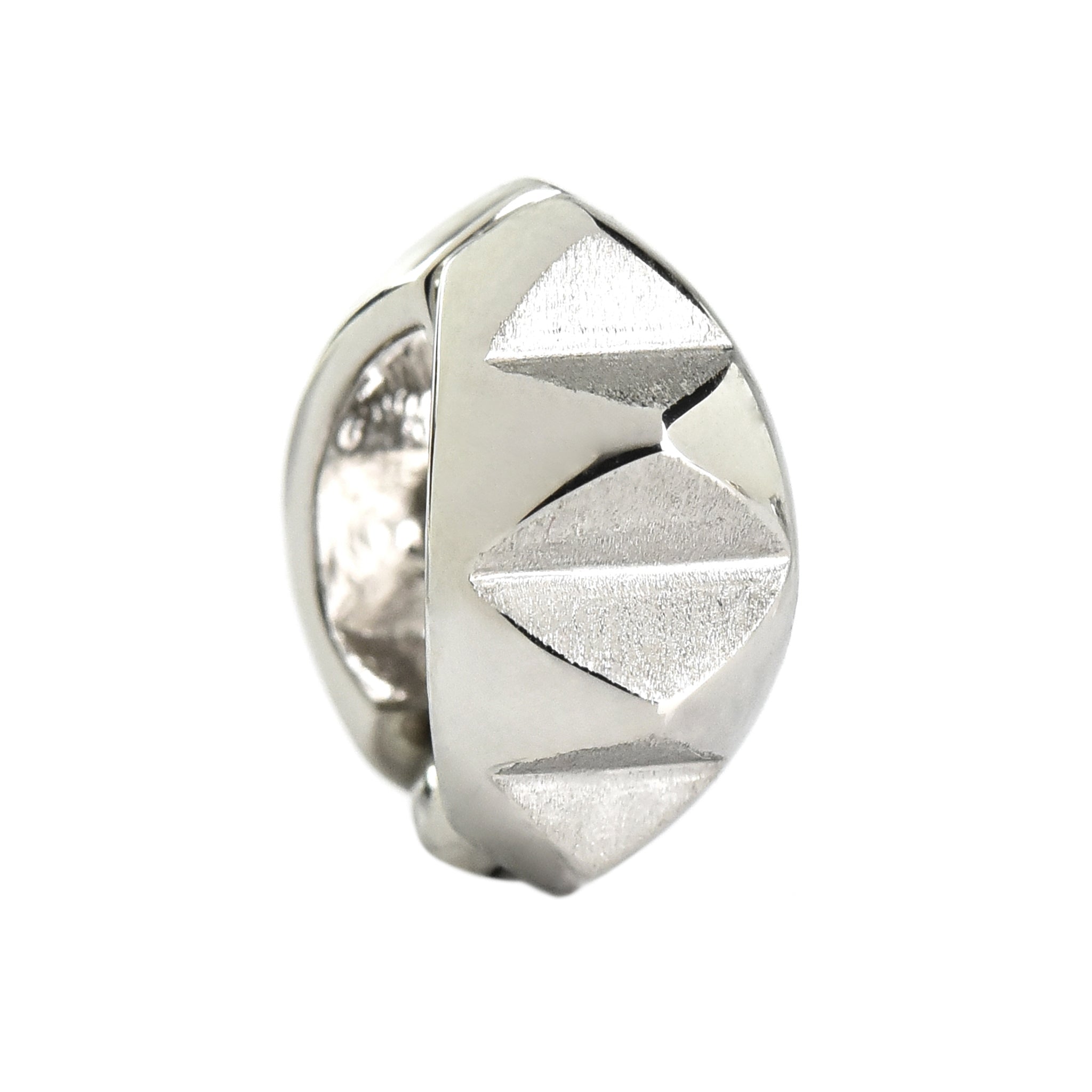 3D Emboss Hoop Earrings