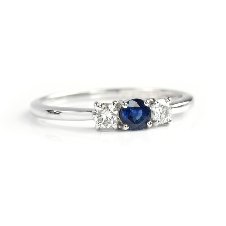 Sapphire Diamond Ring