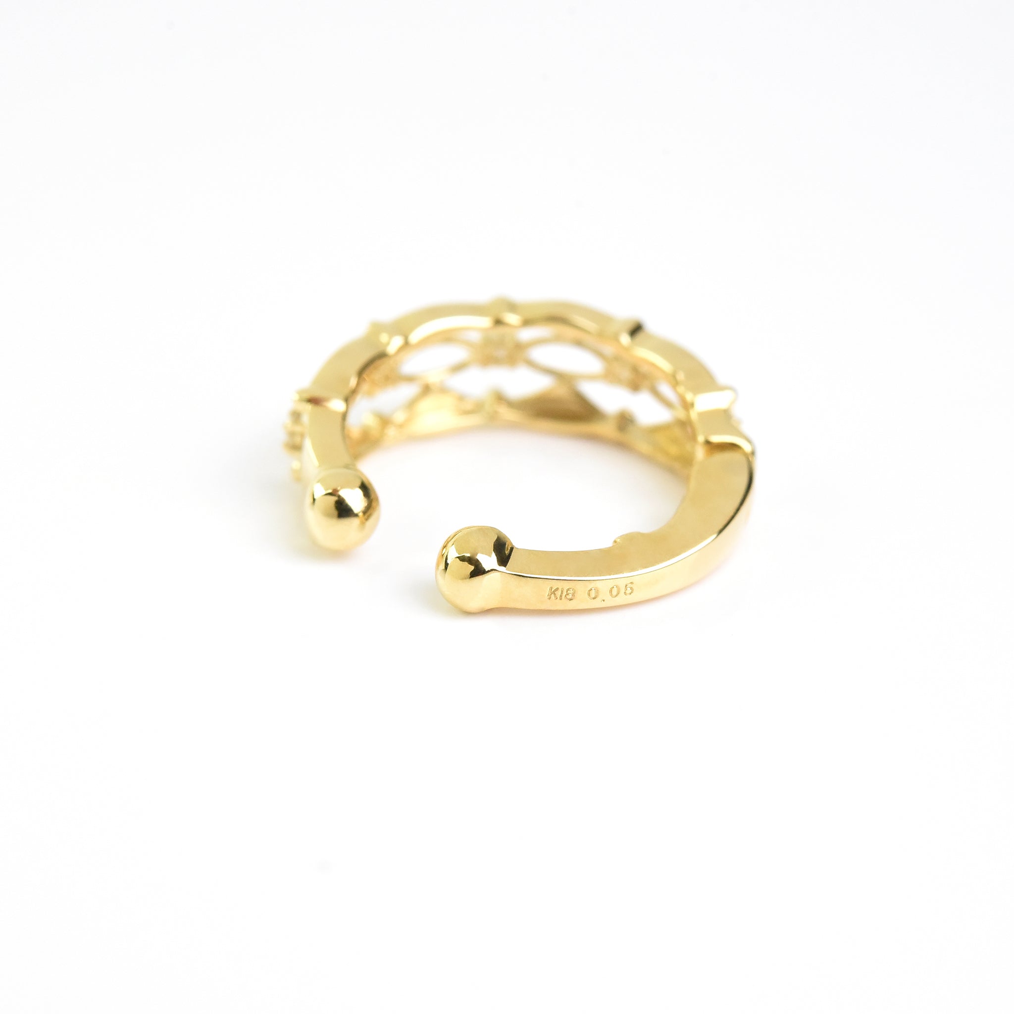 Delicate Twist with Diamond Cuffs