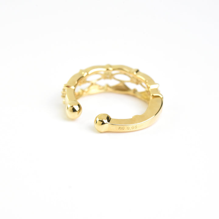 Delicate Twist with Diamond Cuffs