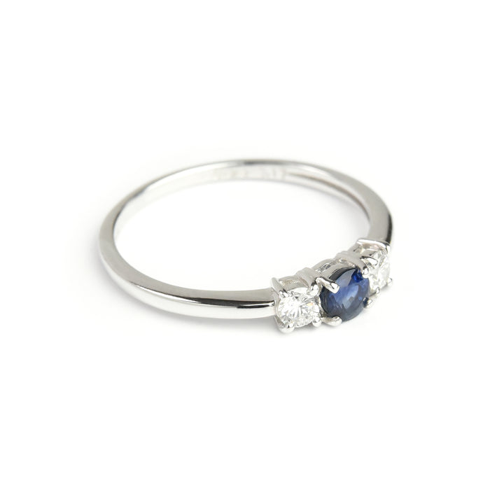 Sapphire Diamond Ring