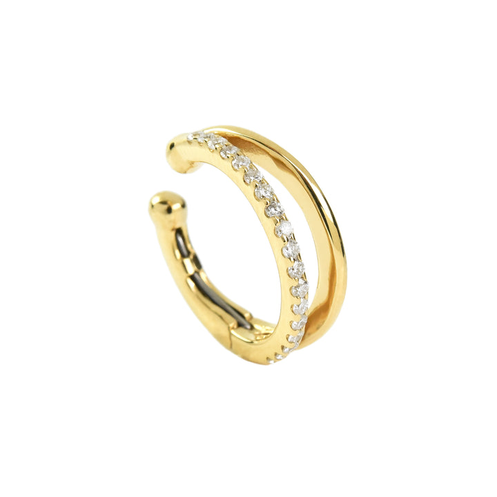 Double Line with Diamonds Cuffs
