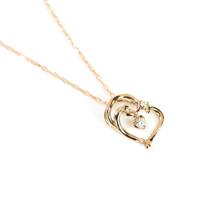Heart N Diamond Pendant with Chain
