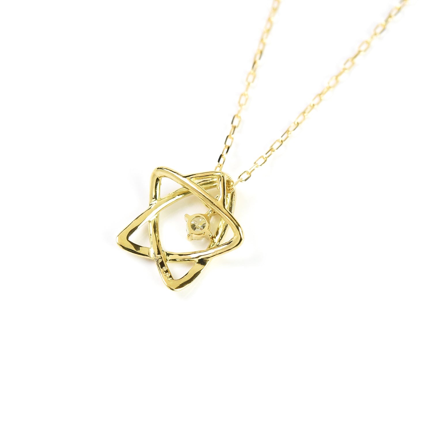 Star N Hanging Solitaire Pendant with Chain