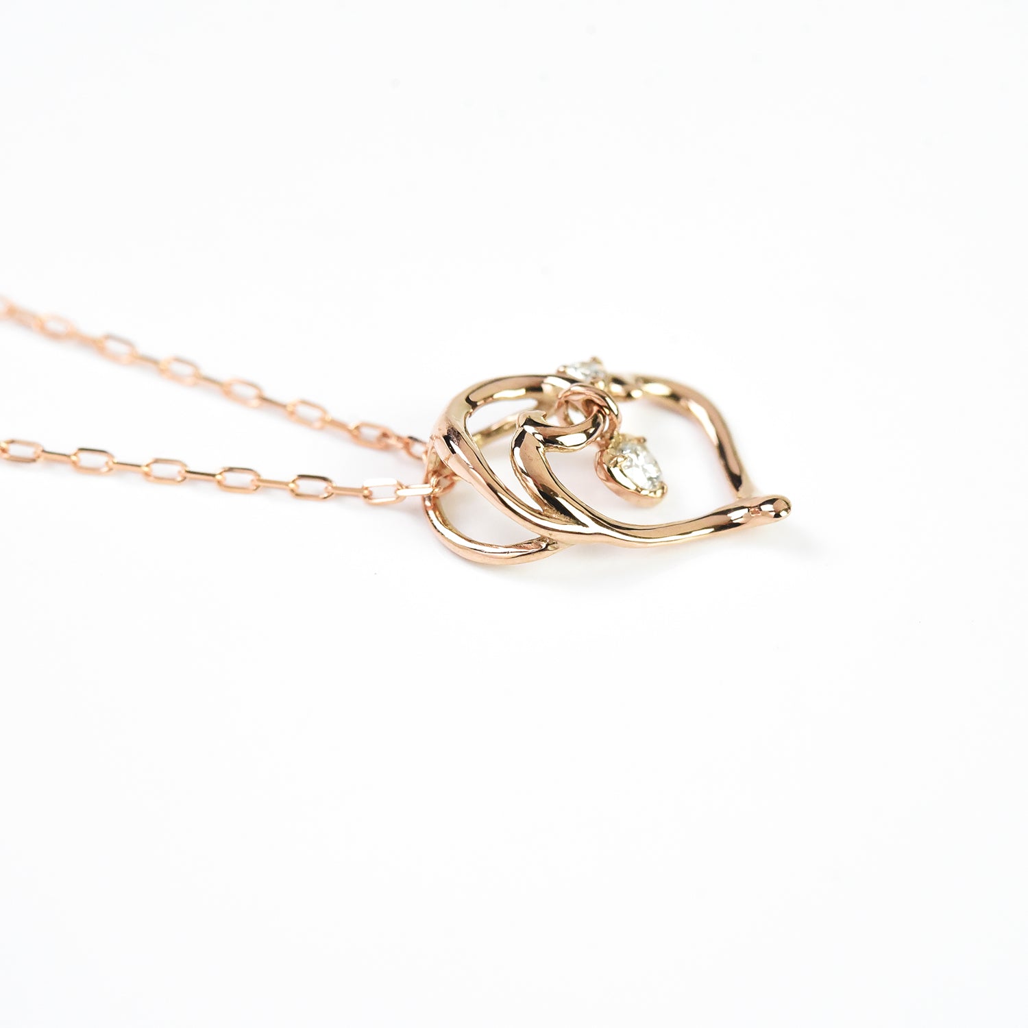 Heart N Diamond Pendant with Chain