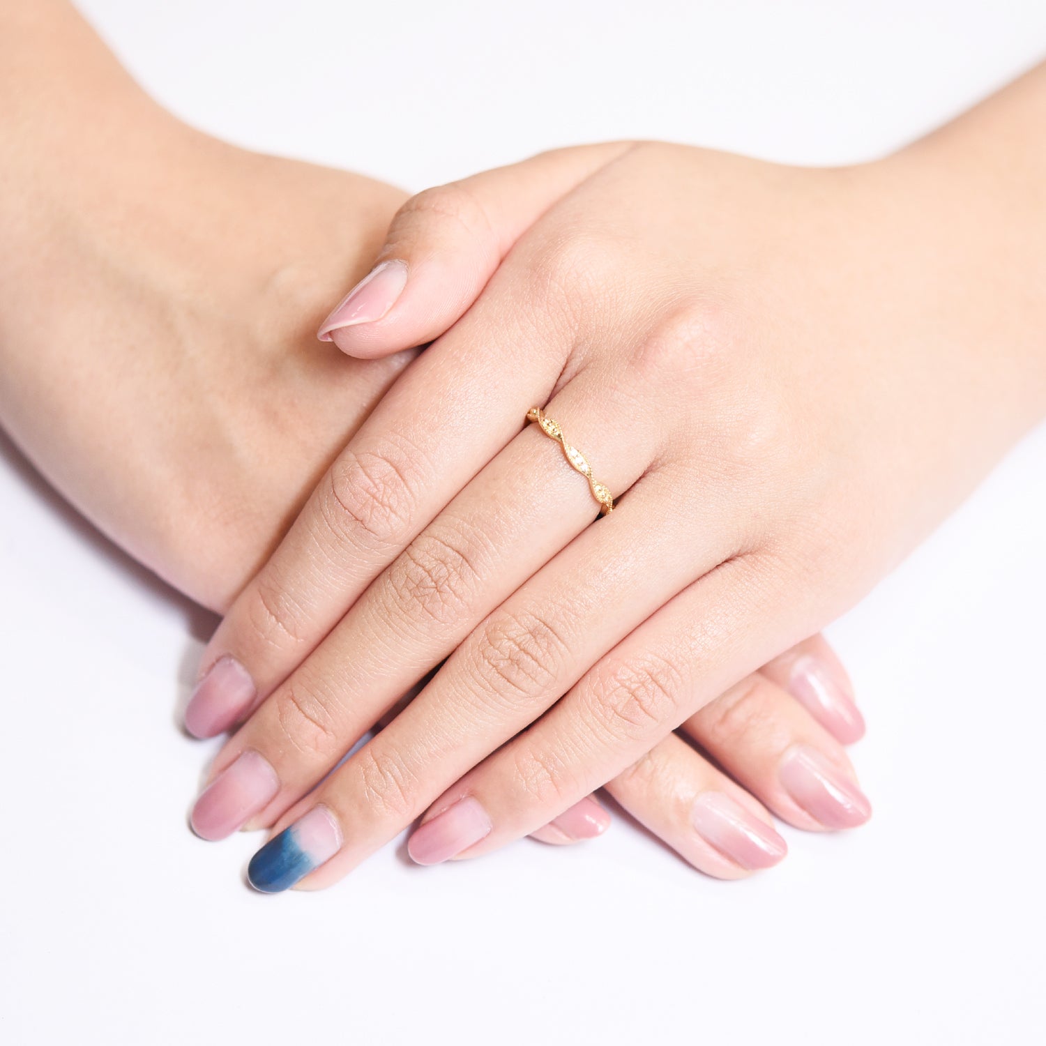 Twisted Diamond Ring