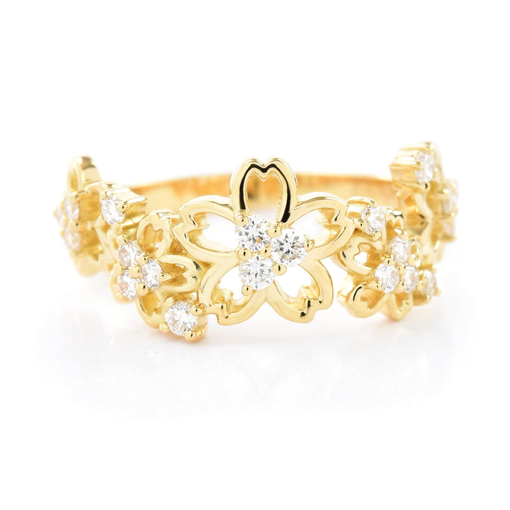 Floral Diamond Ring