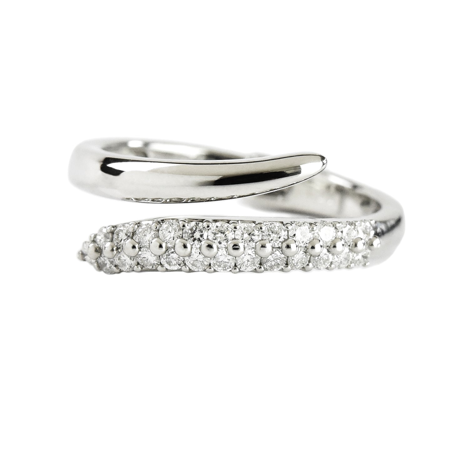 Adjustible Diamond Prong Setting Ring