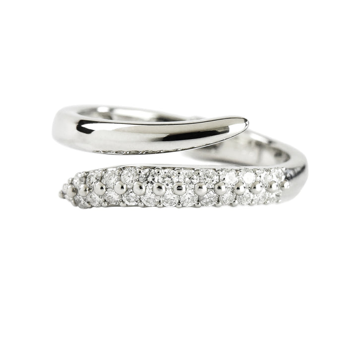 Adjustible Diamond Prong Setting Ring
