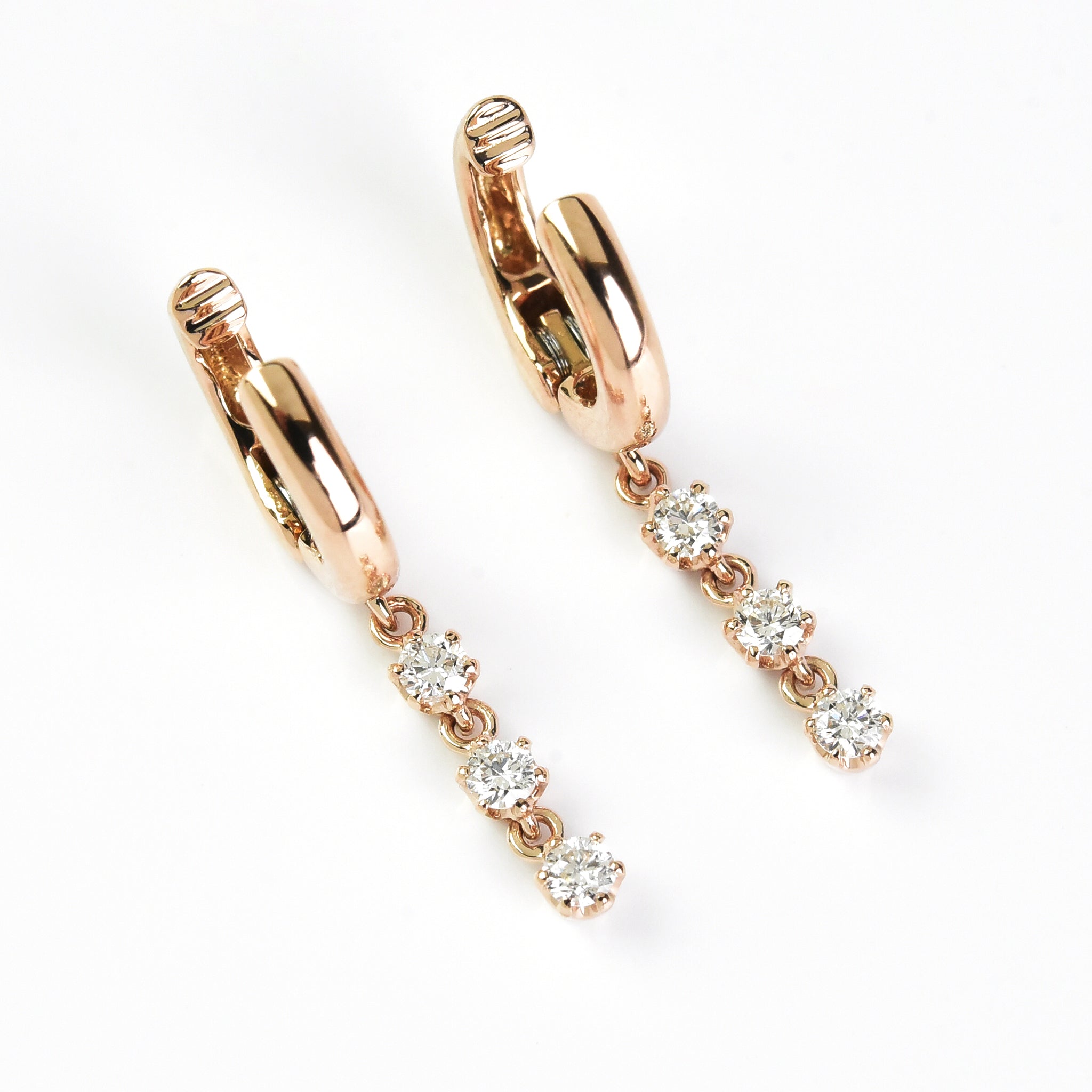 Diamond Dangling Earrings