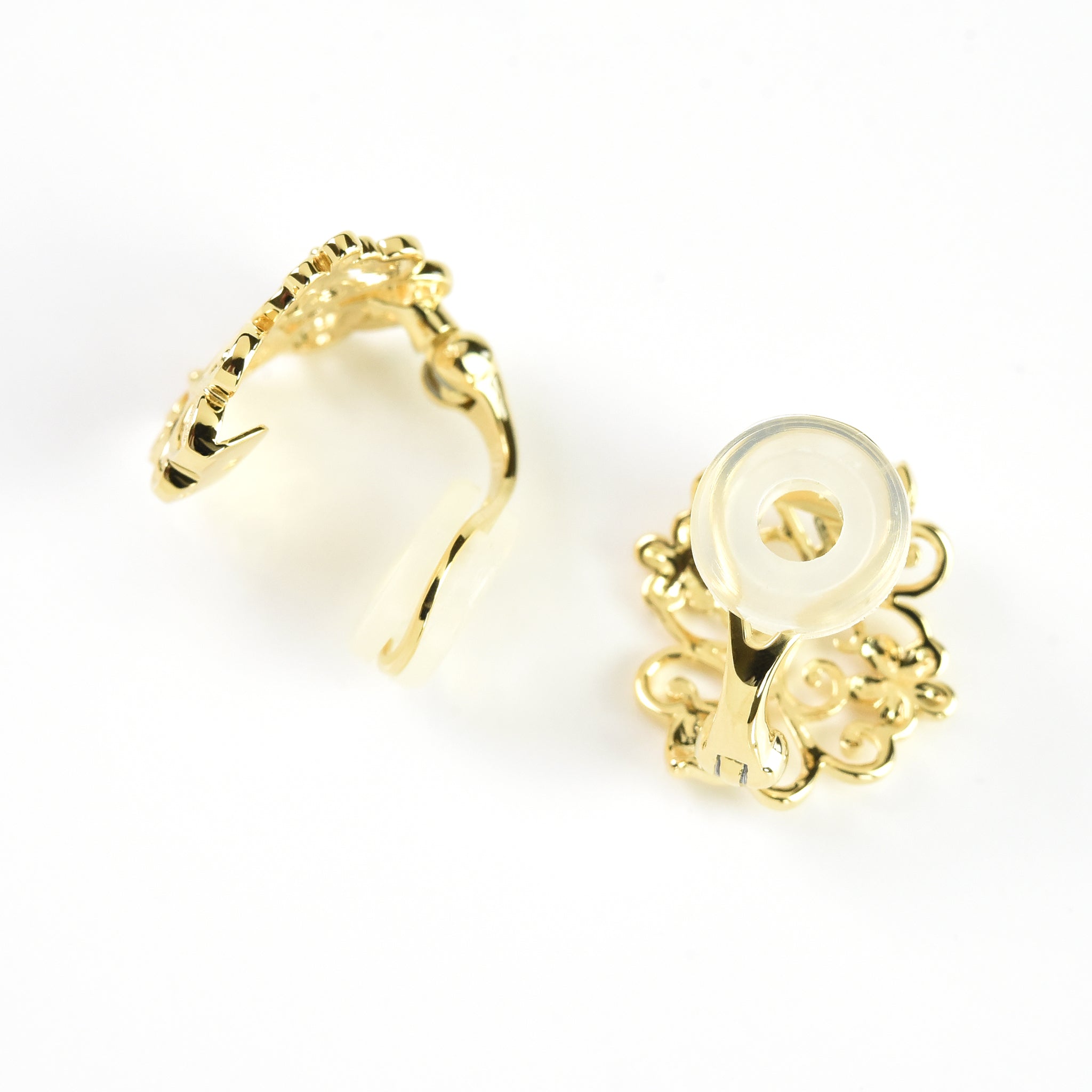 Delicate Flower Mesh Earring