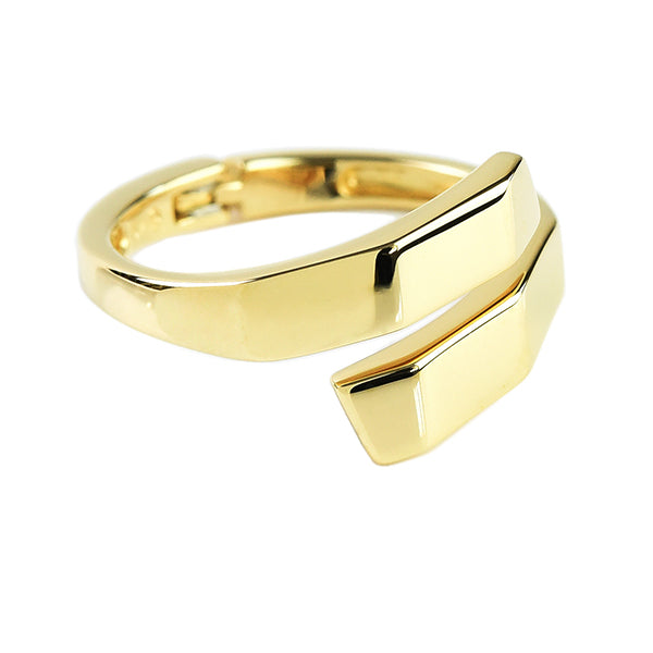 Solid Metal Geometrical Ring