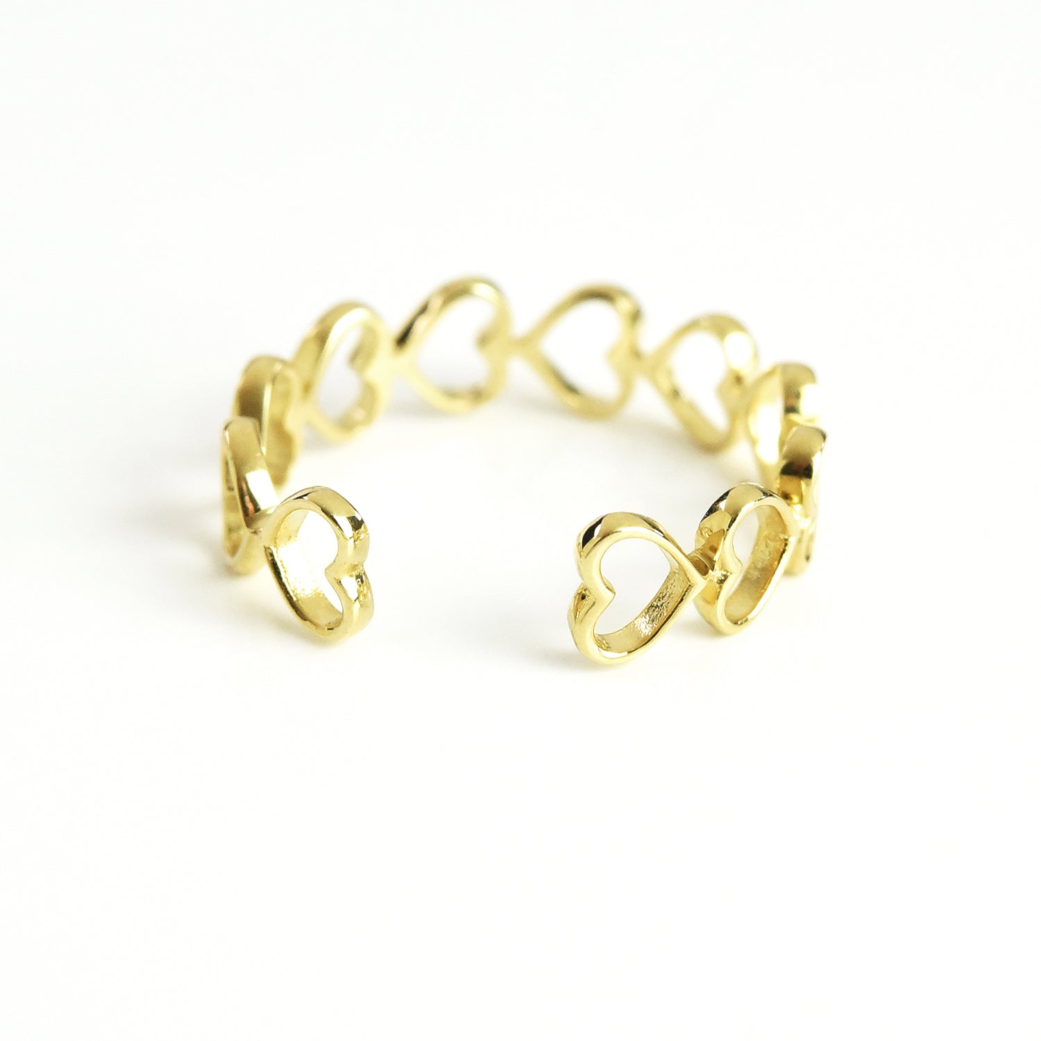 All Hearts Adjustible Ring Cum Cuffs