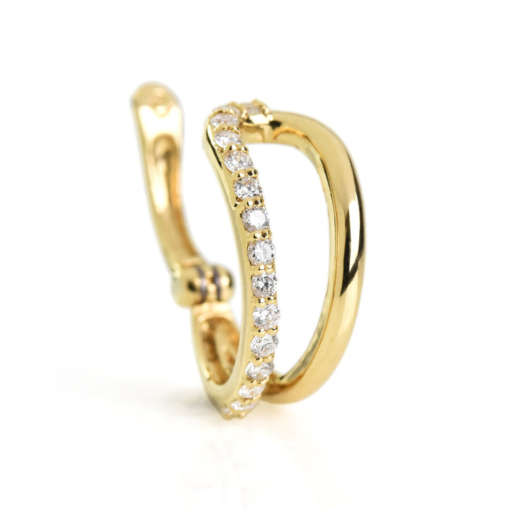 U Shape Diamond Cuffs