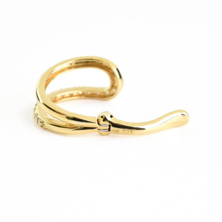 U Shape Diamond Cuffs