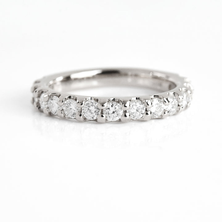 Single Line Diamond Ring