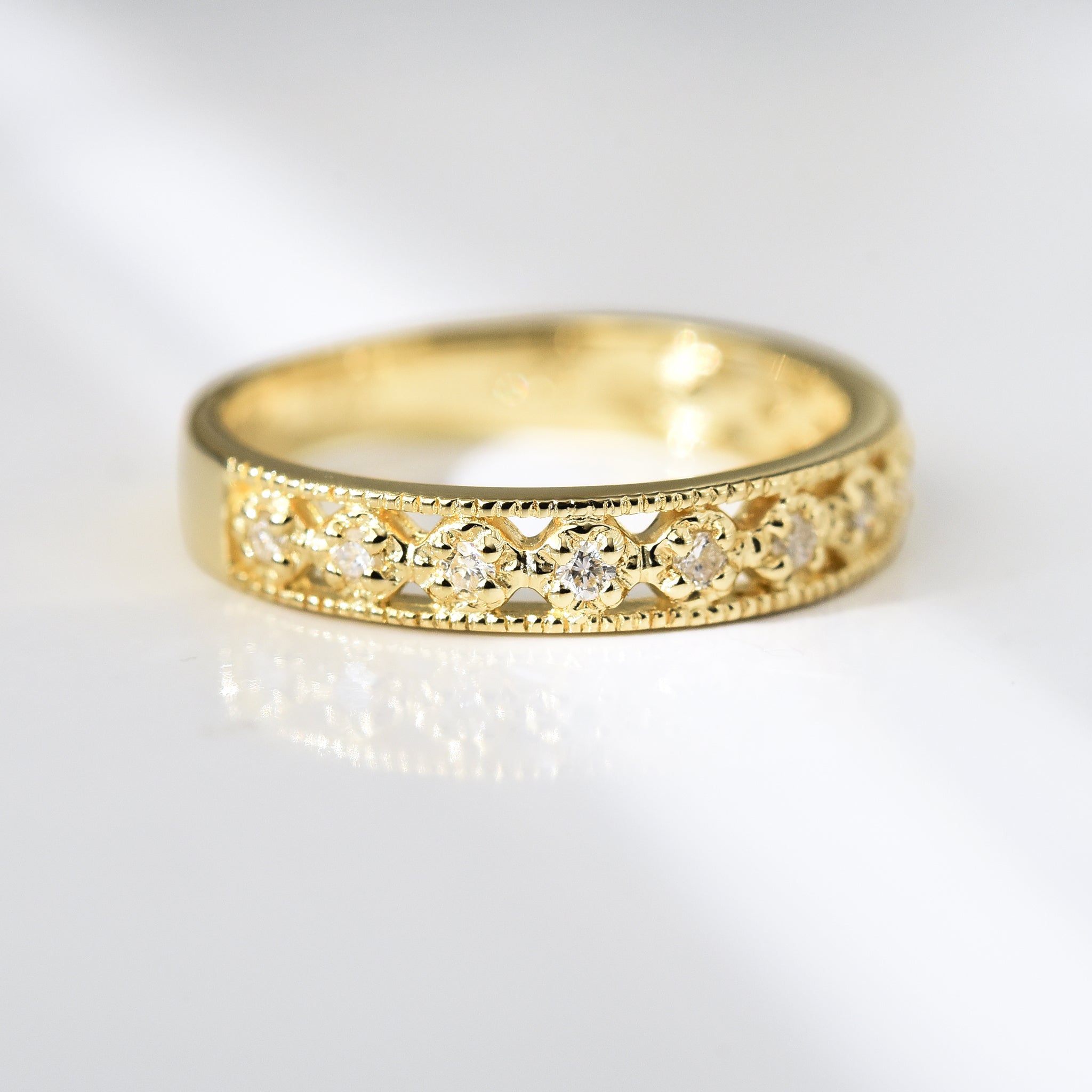 Diamond Cut Out Ring