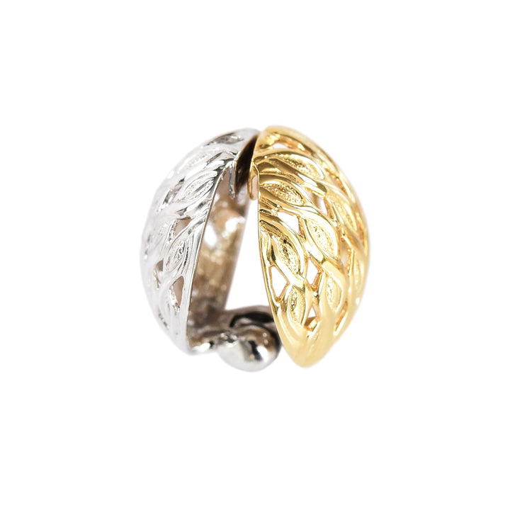 2 Color Round Ball Hoop Earrings