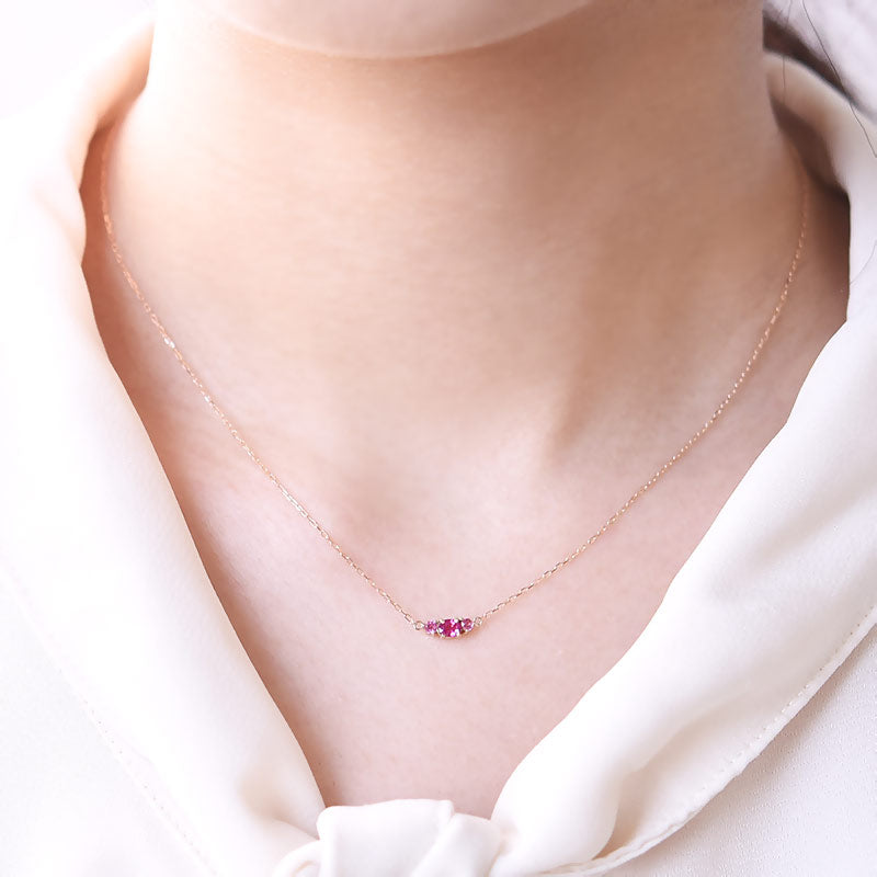 RPT-3 in a Row Pendant with Chain