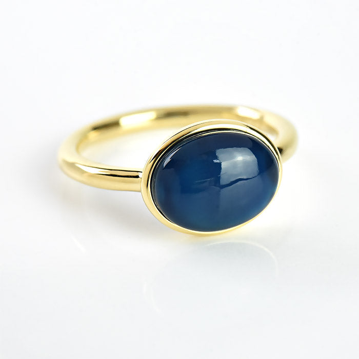 Bag-Oval Cabuchon Ring