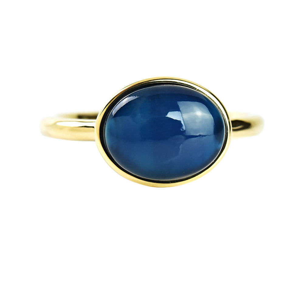 Bag-Oval Cabuchon Ring