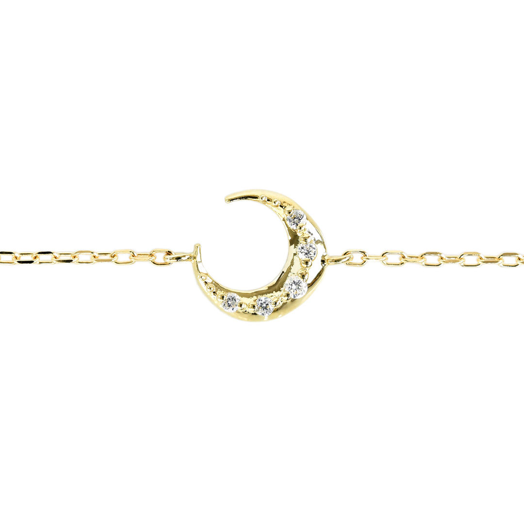 Moon n Diamond Bracelet