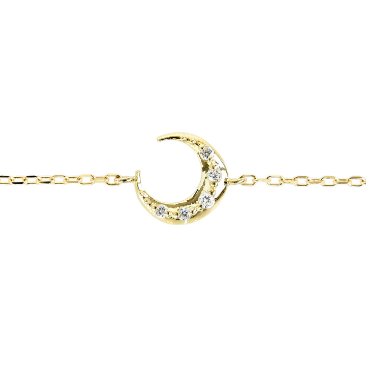 Moon n Diamond Bracelet