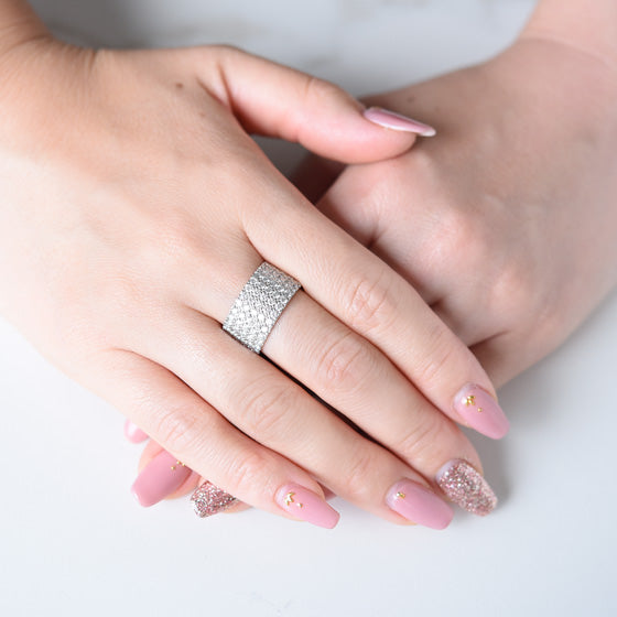 5 Line Diamond Ring
