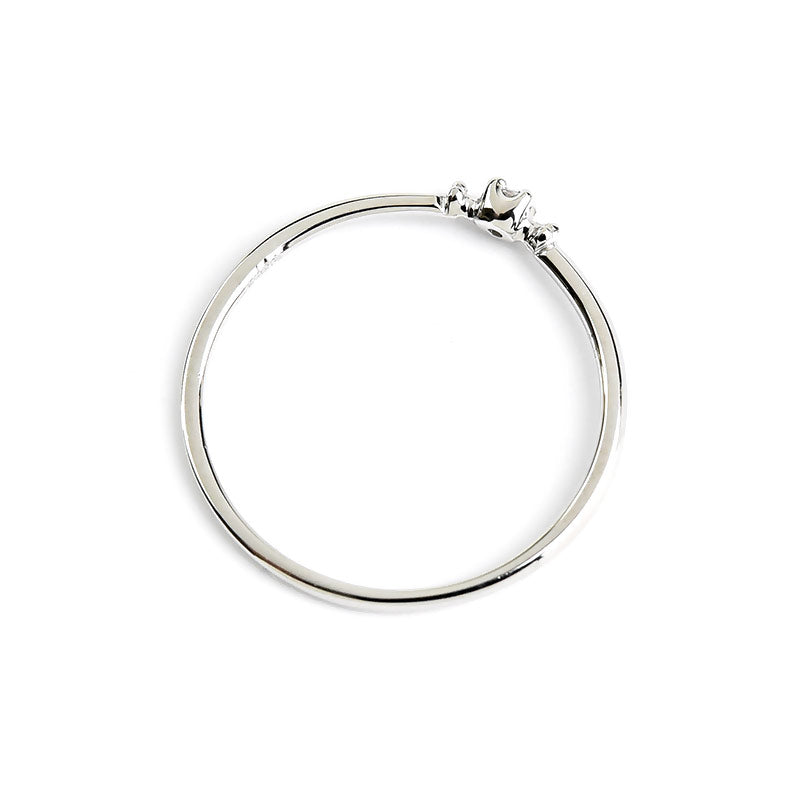 Single Diamond Delicate Ring