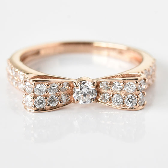 Bow Diamond Ring