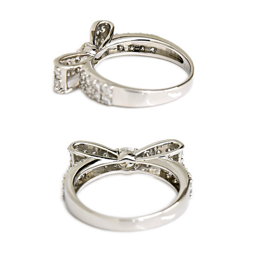Diamond Bow Ring