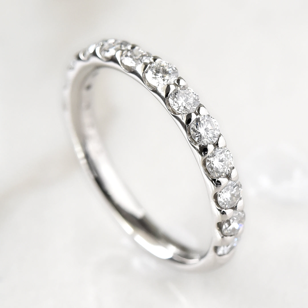 13 Diamonds Line Ring