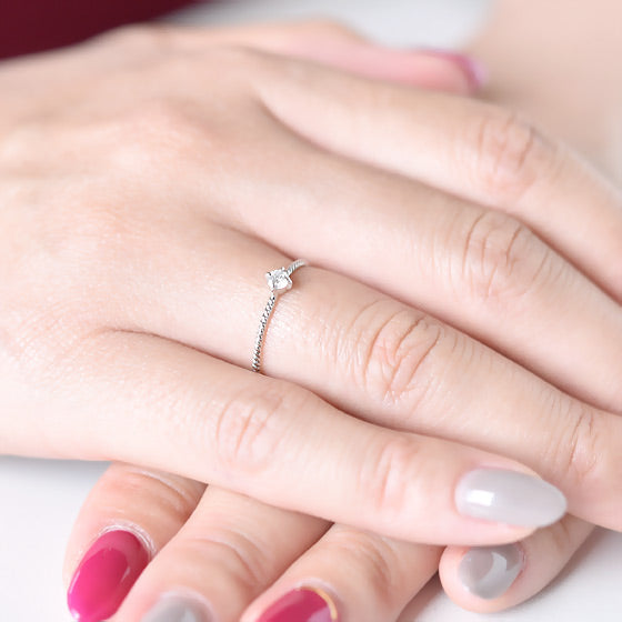Twisted Solitaire Ring